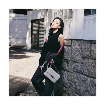 [트랜디한]Saint Laurent 2021 Women's Le Maillon Shoulder Bag,24cm,649795,SLB0635 - 입생로랑 2021 여성용 르 마롱 숄더백,24cm,화이트