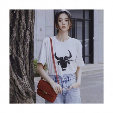 [트랜디한]Saint Laurent 2021 Women's Le Maillon Shoulder Bag,24cm,649795,SLB0634 - 입생로랑 2021 여성용 르 마롱 숄더백,24cm,레드