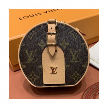 [핫잇템]Louis Vuitton 2021 Women's Mini Boite Chapeau Shoulder Bag,13cm,M68276,LOUB2351 - 루이비통 2021 여성용 부아뜨 샤포 숄더백,13cm,브라운