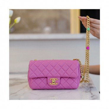 [러블리 신상]Chanel 2021 Women's Jewellery Chain Shoulder Bag,20cm,CHAB1662 - 샤넬 2021 여성용 주얼리 체인 숄더백,20cm,핑크