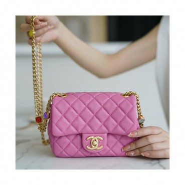 [러블리 신상]Chanel 2021 Women's Jewellery Chain Shoulder Bag,17cm,CHAB1661 - 샤넬 2021 여성용 주얼리 체인 숄더백,17cm,핑크