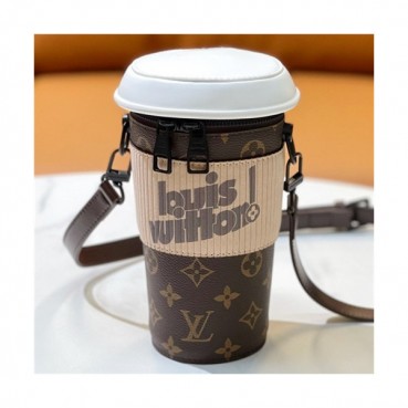 [귀염 뿜뿜]Louis Vuitton 2021 Coffee Cup Shoulder Bag,20cm,M80812,LOUB2324 - 루이비통 2021 커피컵백/숄더백,20cm,브라운