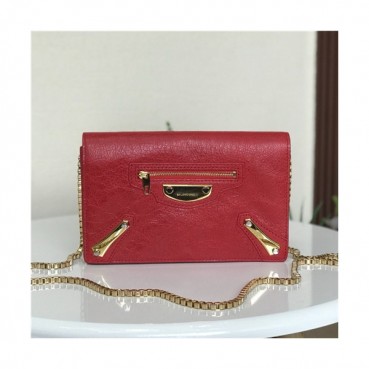 [가격대비 최고!! 시크한 숄더백]Balenciaga 2021 Mini City Shoulder Bag,20.5cm,BGB0640 - 발렌시아가 2021 미니 시티 숄더백,20.5cm,레드