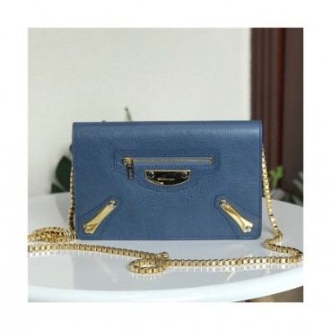 [가격대비 최고!! 시크한 숄더백]Balenciaga 2021 Mini City Shoulder Bag,20.5cm,BGB0639 - 발렌시아가 2021 미니 시티 숄더백,20.5cm,블루