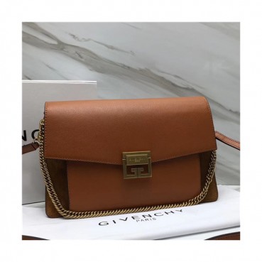 [럭셔리한]Givenchy 2021 Women's Leather Shoulder bag,29cm,GVB0353 - 지방시 2021 여성용 레더 숄더백,29cm,브라운