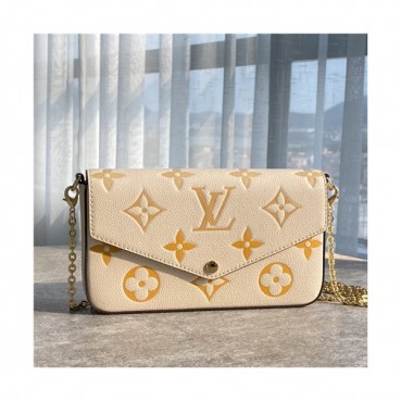 Louis Vuitton 2021 Pochette Felicie Chain Shoulder Bag,21cm - 루이비통 2021 포쉐트 펠리시 체인 숄더백,21cm,LOUB2311,베이지