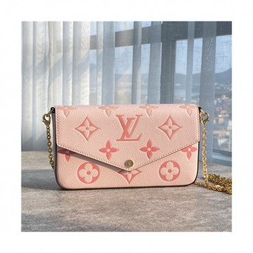 Louis Vuitton 2021 Pochette Felicie Chain Shoulder Bag,21cm - 루이비통 2021 포쉐트 펠리시 체인 숄더백,21cm,LOUB2310,핑크