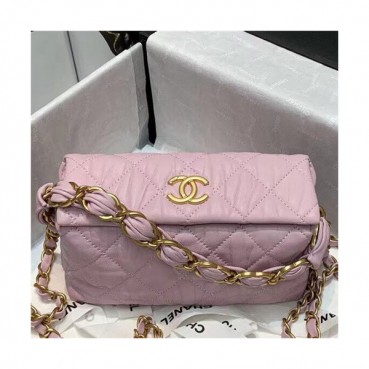 [샤넬]Chanel 2021 Women's Leather Shouder bag,19cm - 샤넬 2021 여성용 레더 숄더백,19cm,CHAB1640,핑크