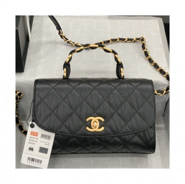 [샤넬]Chanel 2021 Coco Handle Tote Shoulder Bag,22.5cm - 샤넬 2021 코코 핸들 토트 숄더백,22.5cm,CHAB1638,블랙
