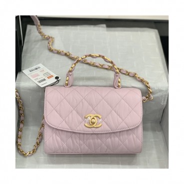 [샤넬]Chanel 2021 Coco Handle Tote Shoulder Bag,19.5cm - 샤넬 2021 코코 핸들 토트 숄더백,19.5cm,CHAB1635,핑크