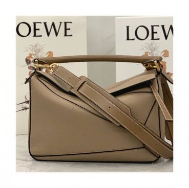 [로에베]Loewe 2021 Women's Puzzle Tote Shoulder Bag,24cm - 로에베 2021 여성용 퍼즐 토트 숄더백,24cm,LOEB0513,카키