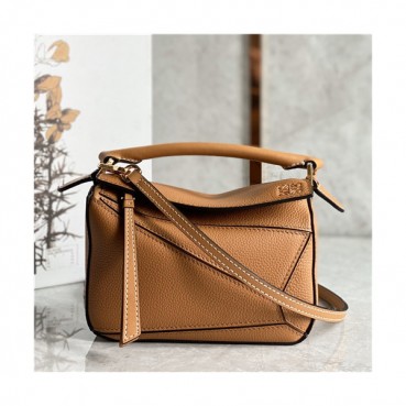 [로에베]Loewe 2021 Women's Puzzle Mini Tote Shoulder Bag,18cm - 로에베 2021 여성용 퍼즐 미니 토트 숄더백,18cm,LOEB0494,오렌지