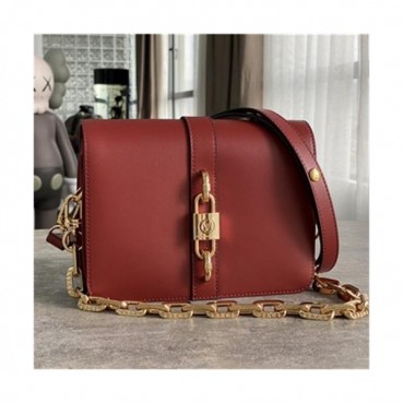 [루이비통]Louis Vuitton 2021 Women's Leather Shoulder Bag,22cm - 루이비통 2021 여성용 레더 숄더백,22cm,LOUB2280,레드