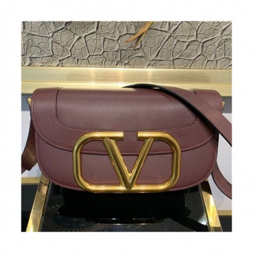 [발렌티노]Valentino 2021 Women's Garavani Supervee Shoulder Bag,26cm - 발렌티노 2021 여성용 가바니 슈퍼비 숄더백,26cm,VTB1055,와인