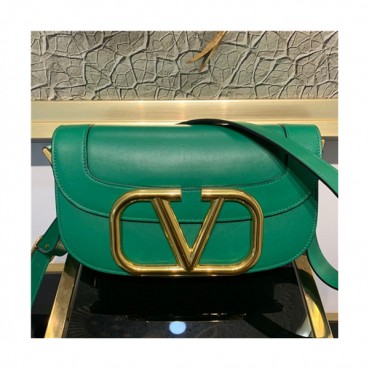 [발렌티노]Valentino 2021 Women's Garavani Supervee Shoulder Bag,26cm - 발렌티노 2021 여성용 가바니 슈퍼비 숄더백,26cm,VTB1051,그린