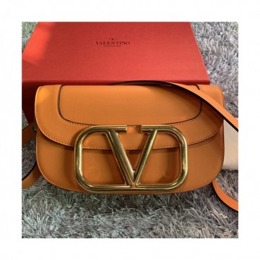[발렌티노]Valentino 2021 Women's Garavani Supervee Shoulder Bag,26cm - 발렌티노 2021 여성용 가바니 슈퍼비 숄더백,26cm,VTB1048,오렌지
