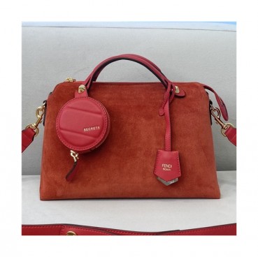 [펜디]Fendi 2021 Women's Leather Tote Shoulder Bag,28cm - 펜디 2021 여성용 레더 토트 숄더백,28cm,FENB0635,레드