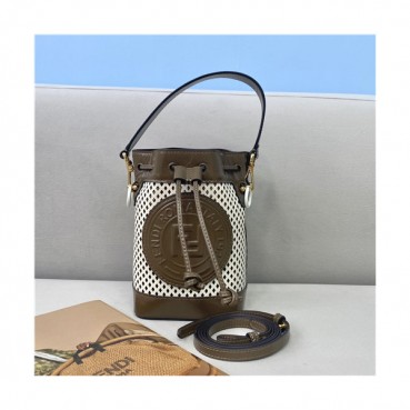 [펜디]Fendi 2021 Women's Bucket Tote Shoulder Bag,12cm - 펜디 2021 여성용 버킷 토트 숄더백,12cm,FENB0626,브라운