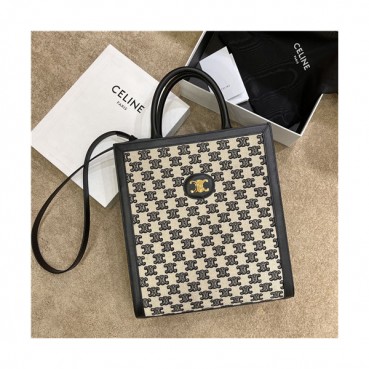 [셀린느]Celine 2020 Women's Tote Shoulder bag,32cm - 셀린느 2020 여성용 토트 숄더백,32cm,CLNB0663,블랙