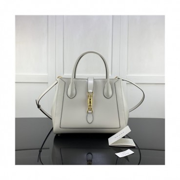 [구찌]Gucci 2020 Women's Leather Tote Shoulder Bag,30cm - 구찌 2020 여성용 레더 토트 숄더백,30cm,GUB1247,화이트
