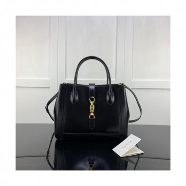 [구찌]Gucci 2020 Women's Leather Tote Shoulder Bag,30cm - 구찌 2020 여성용 레더 토트 숄더백,30cm,GUB1244,블랙