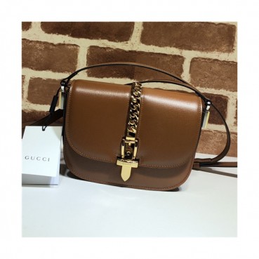 [구찌] Gucci 2020 Women's Leather Tote Shoulder Bag,17cm - 구찌 2020 여성용 레더 토트 숄더백,17cm,GUB1243,브라운