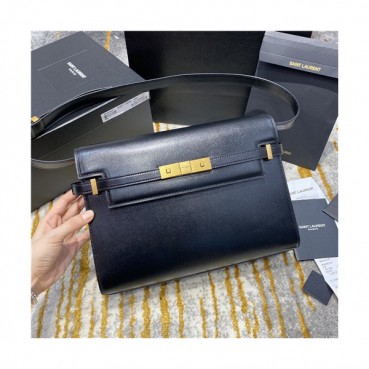 Saint Laurent 2020 Women's Manhattan Chain Shoulder Bag,29cm - 입생로랑 2020 여성용 맨하튼 체인 숄더백,29cm,SLB0619,블랙