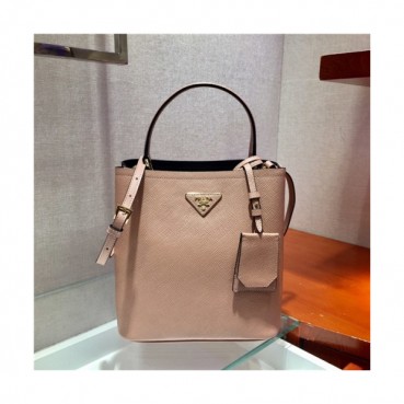 Prada 2020 Women's Leather Shoulder Bag,22cm - 프라다 2020 여성용 레더 숄더백,22cm,PRAB0296,베이지