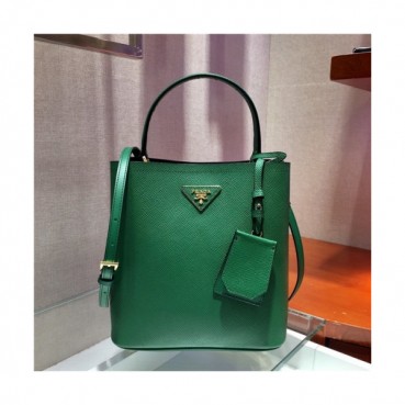 Prada 2020 Women's Leather Shoulder Bag,22cm - 프라다 2020 여성용 레더 숄더백,22cm,PRAB0293,그린