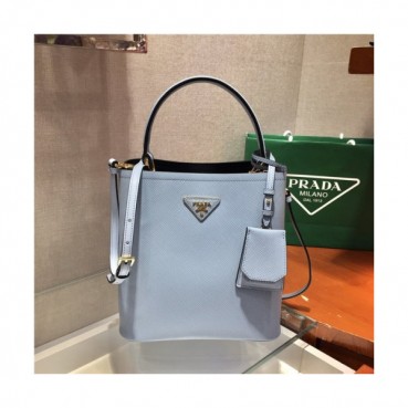 Prada 2020 Women's Leather Shoulder Bag,22cm - 프라다 2020 여성용 레더 숄더백,22cm,PRAB0290,스카이블루