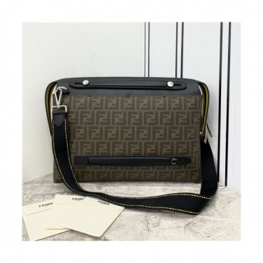 [펜디] Fendi 2020 Men's  Tote Shoulder Bag,38cm - 펜디 2020 남성용 토트 숄더백,38cm,FENB0617,카키