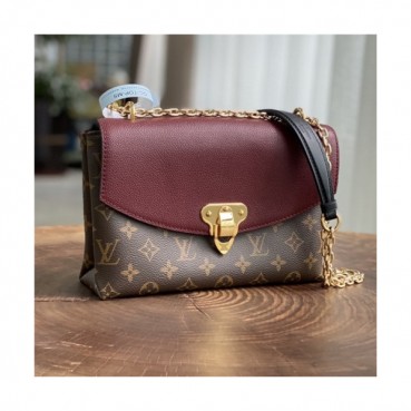 [루이비통] Louis Vuitton Custom 2020 Women's  Leather Shoulder Bag, 26cm - 루이비통 커스텀급 2020 여서용 레더 숄더백, 26cm, LOUB2263,브라운