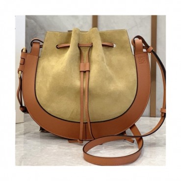 [로에베] Loevve 2020 Women's Frame Shoulder Bag, 27cm - 로에비 2020 여성용 프레임 숄더백, 27cm,  LOEB0482, 오렌지+옐로우