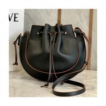 [로에베] Loevve 2020 Women's Frame Shoulder Bag, 27cm - 로에비 2020 여성용 프레임 숄더백, 27cm,  LOEB0479, 블랙
