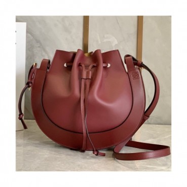 [로에베] Loevve 2020 Women's Frame Shoulder Bag, 27cm - 로에비 2020 여성용 프레임 숄더백, 27cm,  LOEB0478, 와인