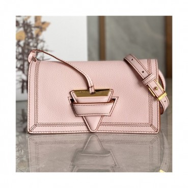 [로에베] Loevve 2020 Women's Barcelona Shoulder Bag, 19cm - 로에베 2020 여서용 바르셀로나 숄더백, 19cm,  LOEB0472, 핑크