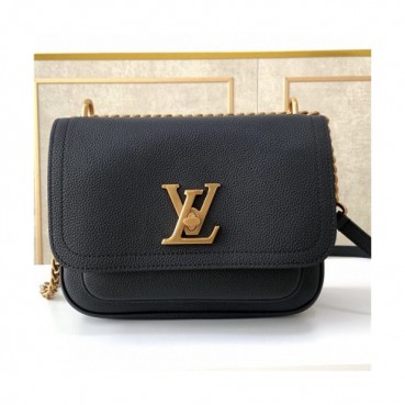 [루이비통] Louis Vuitton 2020 Women's Leather Shoulder Bag,23cm - 루이비통 2020 여성용 레더 숄더백,23cm,LOUB2260, 블랙