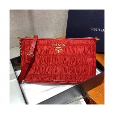 [프라다] Prada 2020 Women's Nylon Shoulder bag 26cm - 프라다 2020 여성용 네일론 숄더백, 26cm, PRAB0157,레드
