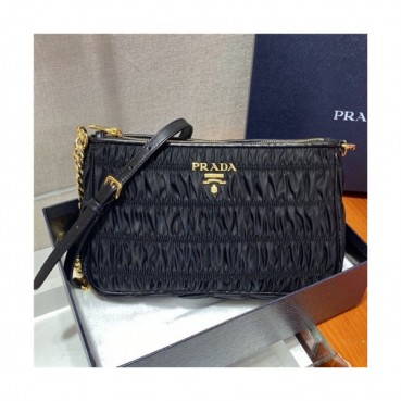 [프라다] Prada 2020 Women's Nylon Shoulder bag 26cm - 프라다 2020 여성용 네일론 숄더백, 26cm, PRAB0155,블랙