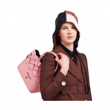 Prada 2020 Women Leather Bucket Tote Shoulder Bag ,23CM - 프라다 2020 여성용 레더 버킷 토트 숄더백 1BG318