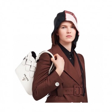 Prada 2020 Women Leather Bucket Tote Shoulder Bag ,23CM - 프라다 2020 여성용 레더 버킷 토트 숄더백 1BG318