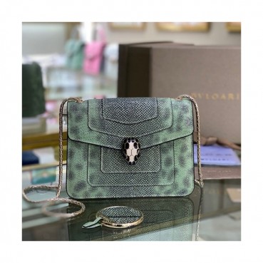 Bvlgari 2020 Serpenti Chain Shoulder Bag,20CM - 불가리 2020 세르펜티 체인 숄더백,BVLB0258,20cm,그린