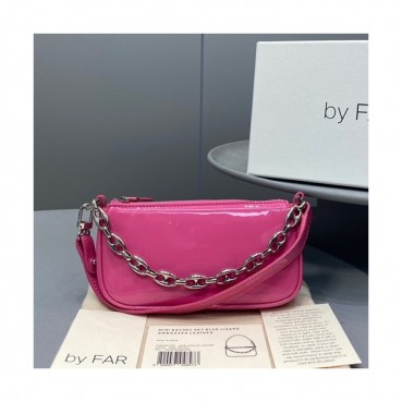 By Far 2020 Leather Tote Shoulder Bag,18cm - 바이 파 2020 레더 토트 숄더백 BYFB0097,18cm,핑크