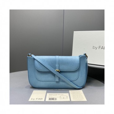 By Far 2020 Leather Shoulder Bag,26cm - 바이 파 2020 레더 숄더백 BYFB0095,26cm,스카이블루