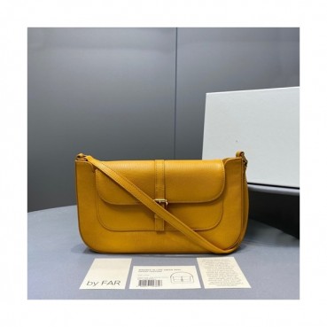 By Far 2020 Leather Shoulder Bag,26cm - 바이 파 2020 레더 숄더백 BYFB0094,26cm,옐로우