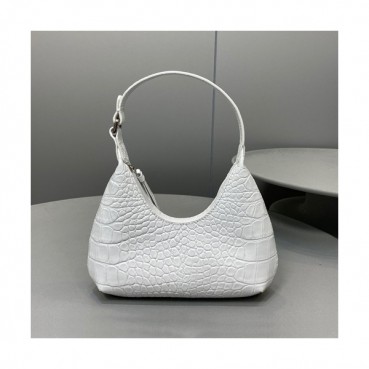 By Far 2020 Leather Tote Shoulder Bag,20cm - 바이 파 2020 레더 토트 숄더백 BYFB0088,20cm,화이트