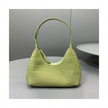 By Far 2020 Leather Tote Shoulder Bag,20cm - 바이 파 2020 레더 토트 숄더백 BYFB0087,20cm,연두