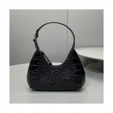 By Far 2020 Leather Tote Shoulder Bag,20cm - 바이 파 2020 레더 토트 숄더백 BYFB0085,20cm,블랙