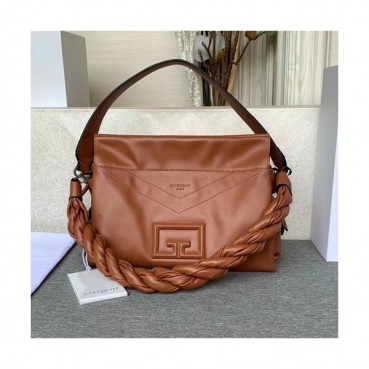 Givenchy 2020 Leather Tote Shoulder Bag,27CM - 지방시 2020 레더 토트 숄더백,GVB0338,27CM,브라운