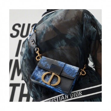 Dior 2020 Leather CD Buckle Shoulder Bag - 디올 2020 레더 CD 버클 여성용 숄더백  DIOB0596, 블루